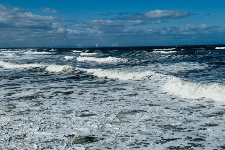 Noordzee bij een kustpark van Roompot